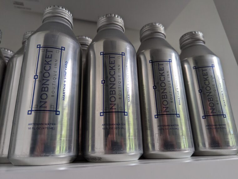 Refillable Aluminium Water Bottles Branded Nobnocket