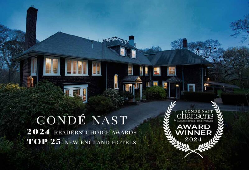 CONDE NAST Top 25 hotels in New England | Johannsens award 2024